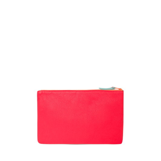 ZIP POUCH S Red and Blue