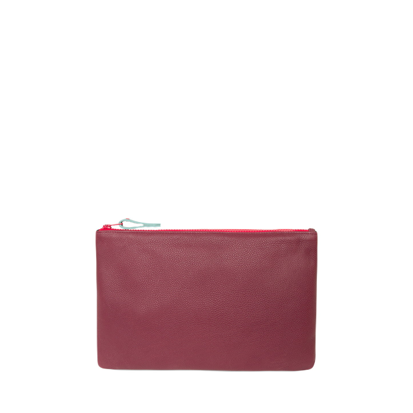 ZIP POUCH S Blue and Maroon