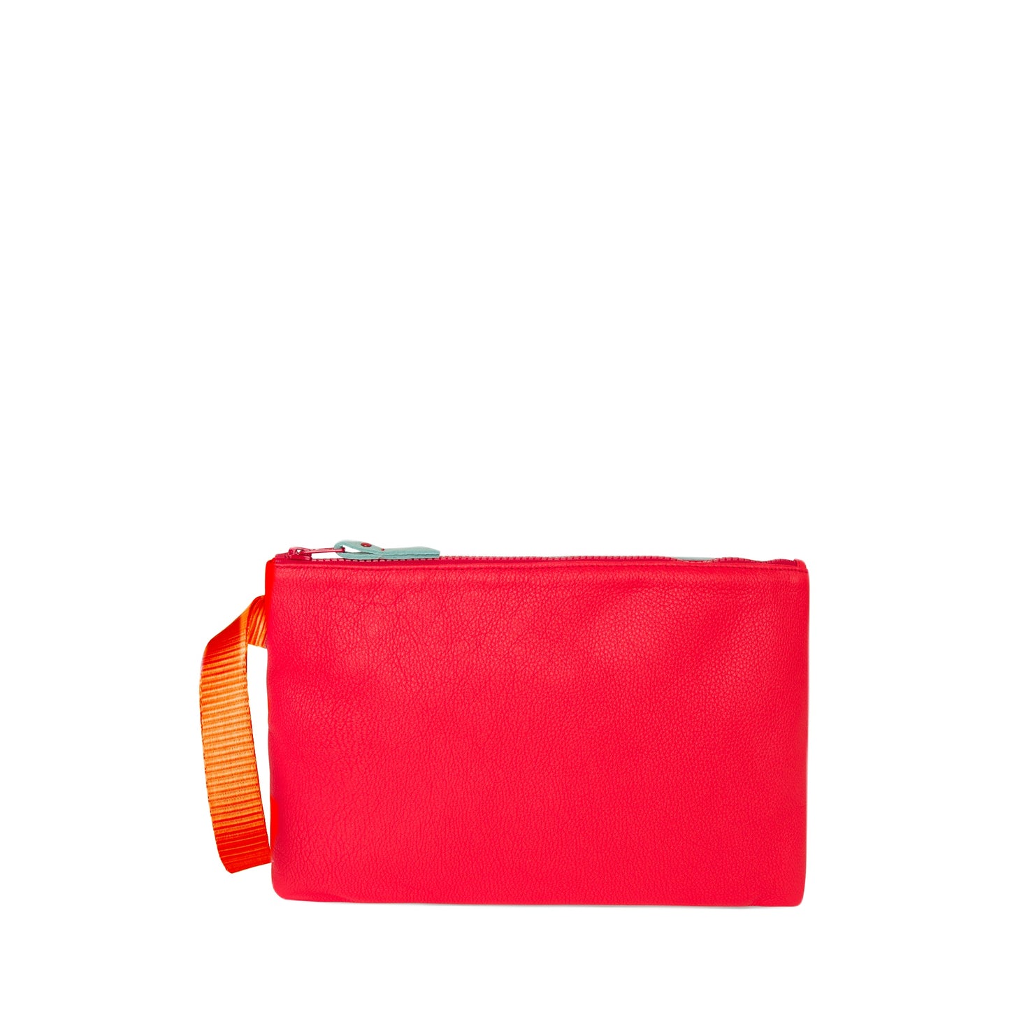 ZIP POUCH Blue and Red - M